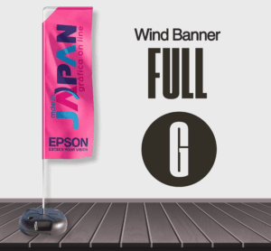Wind Banner Full Completo Made in Japan