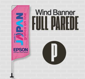 Wind Banner Full de Parede Made in Japan
