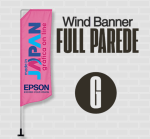 Wind Banner Full de Parede Made in Japan
