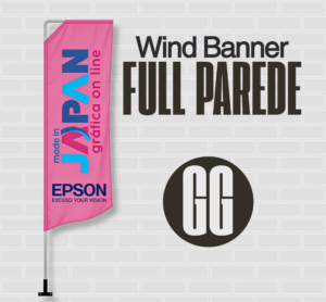Wind Banner Full de Parede Made in Japan