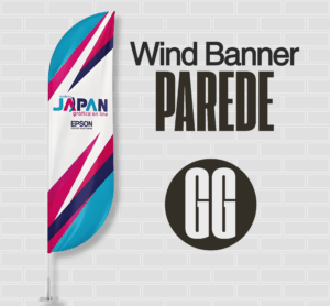 Wind Banner de Parede Made in Japan
