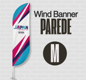 Wind Banner de Parede Made in Japan