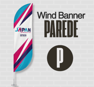 Wind Banner de Parede Made in Japan