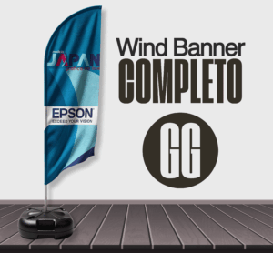 Wind Banner Completo Made in Japan