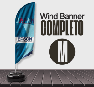 Wind Banner Completo Made in Japan